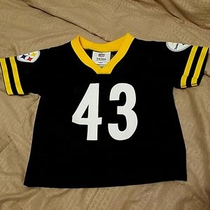 NWOT NFL TroyPolamalu Steelers Jersey 6-9 Months